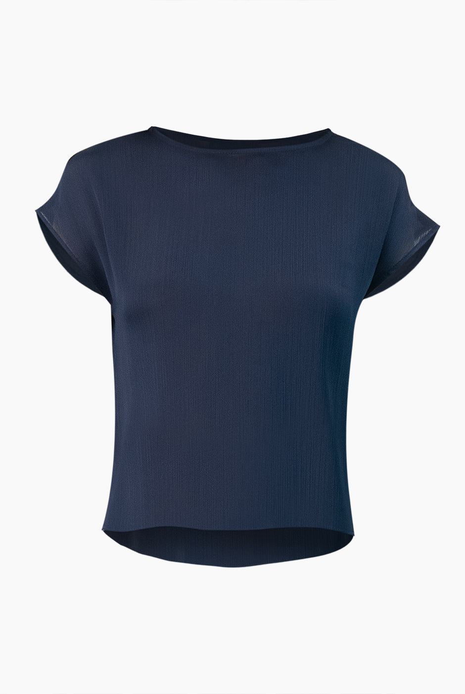 Blusa lisa de hombro caido