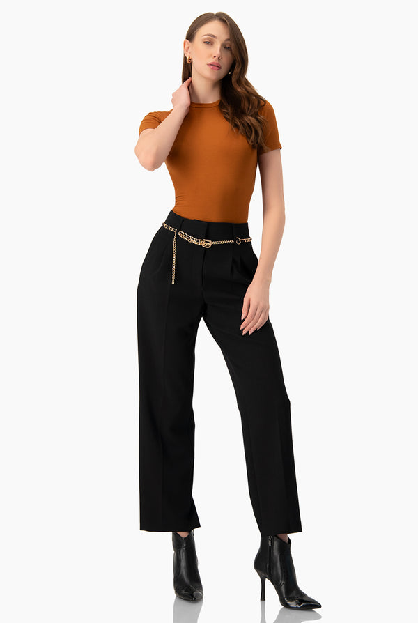 Playera basica recta manga corta