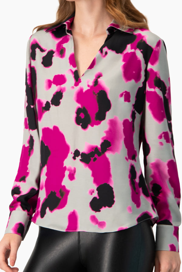 Blusa estampado de escote en V