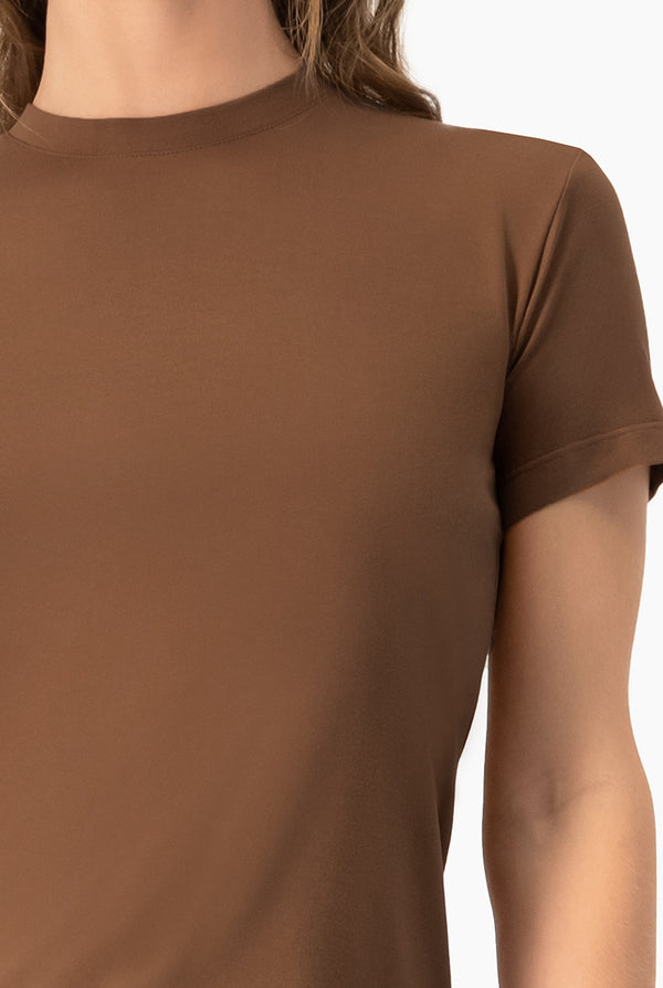 Playera basica lisa manga corta