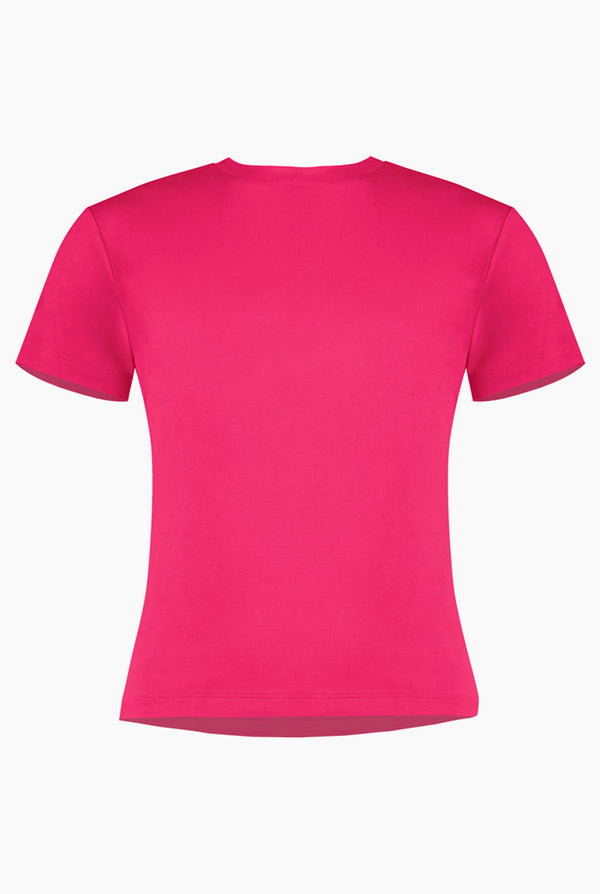 Playera basica lisa manga corta