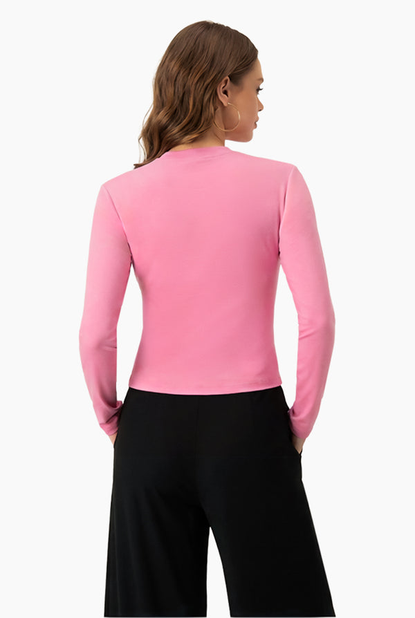 Playera basica lisa manga larga