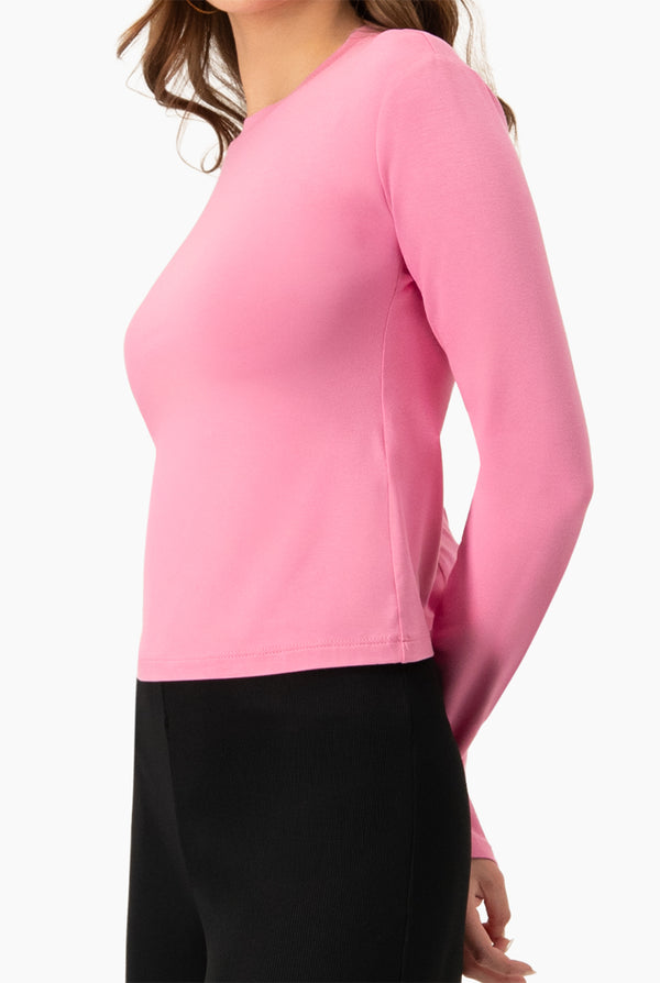 Playera basica lisa manga larga