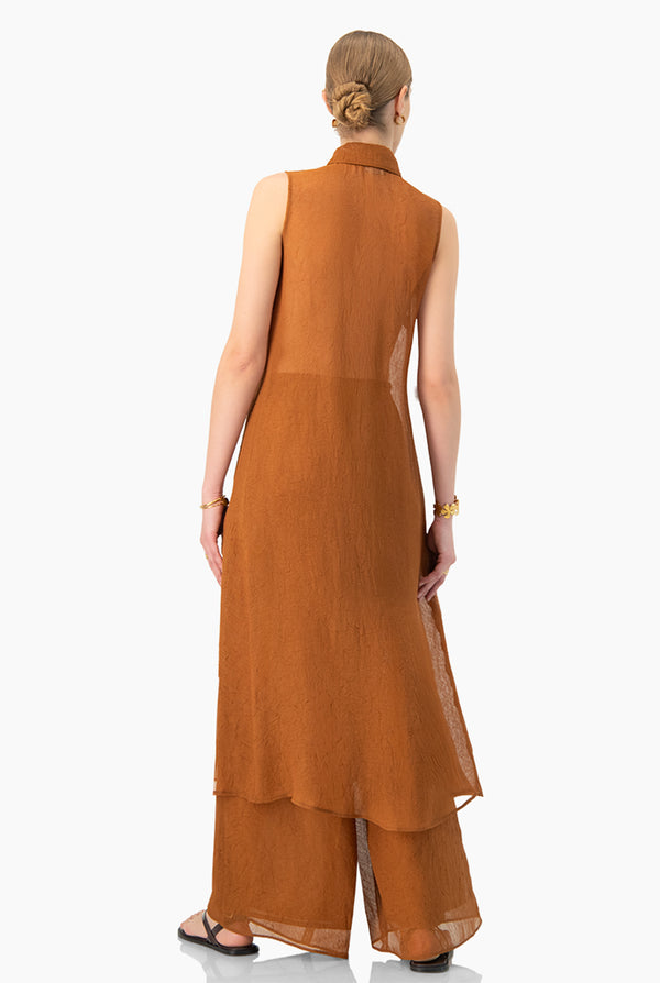 Ensamble tejido largo