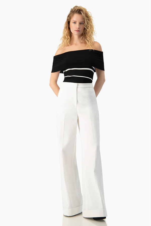 Blusa escote bardot