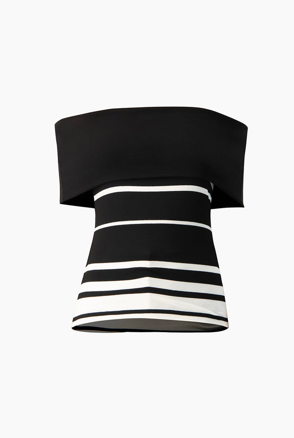 Blusa escote bardot