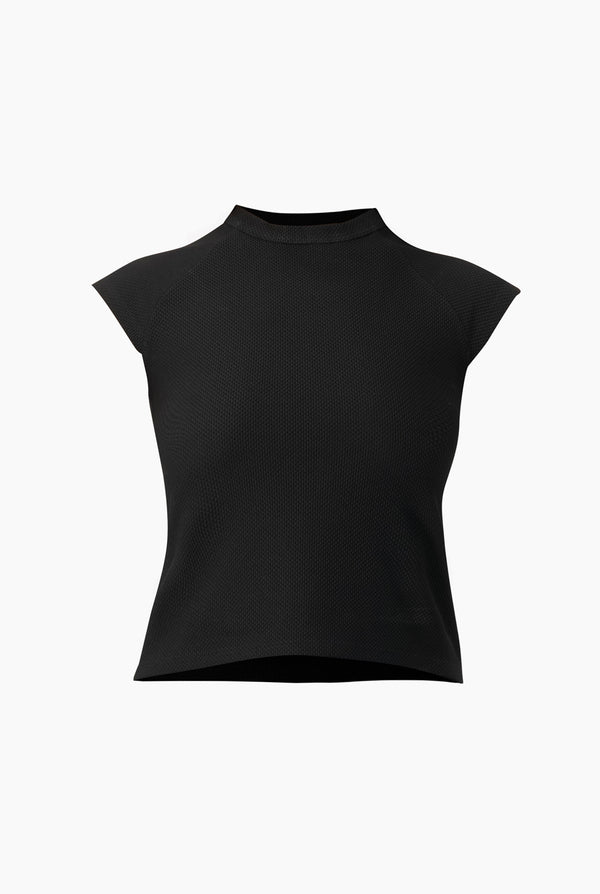 Blusa negra manga ranglan