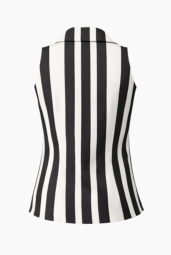 Blusa sin mangas camisera
