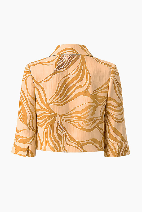 Blusa camisera estampada