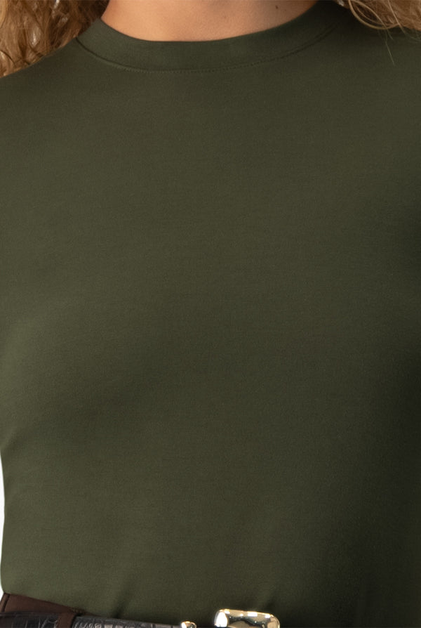 Playera basica manga corta
