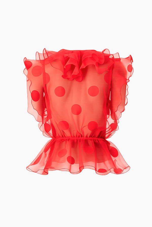 Blusa Ivonne de volanes