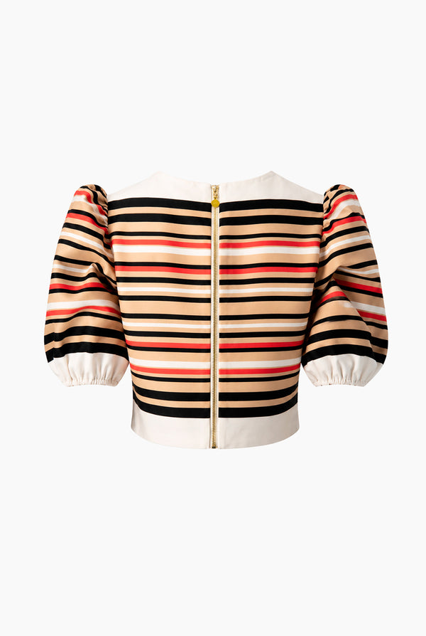 Blusa Ivonne estampada manga 3/4