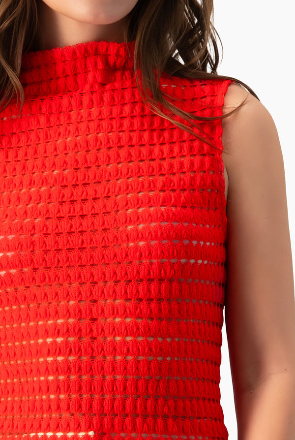 Blusa Ivonne tejida cuello alto