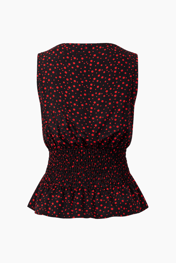 Blusa Ivonne con lazo en hombros