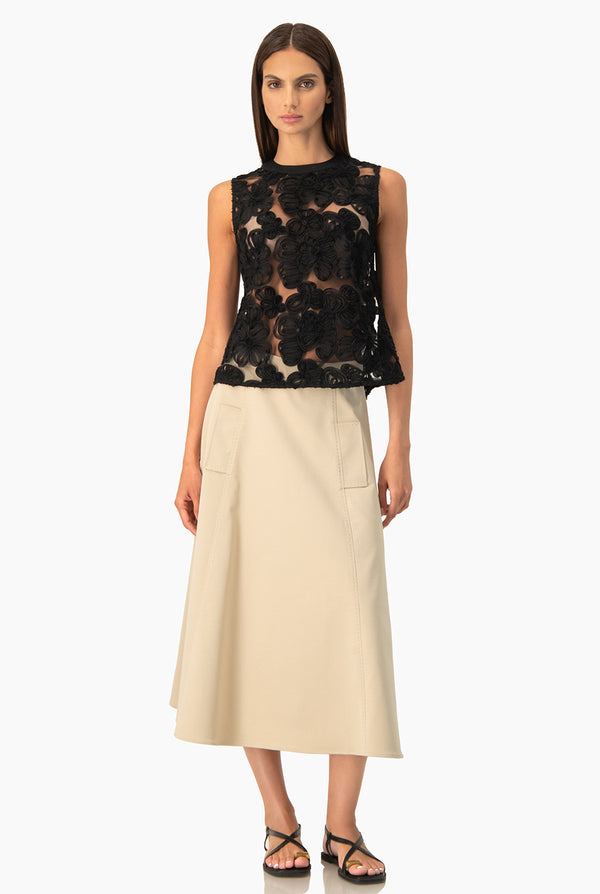 Blusa Ivonne con transparencias