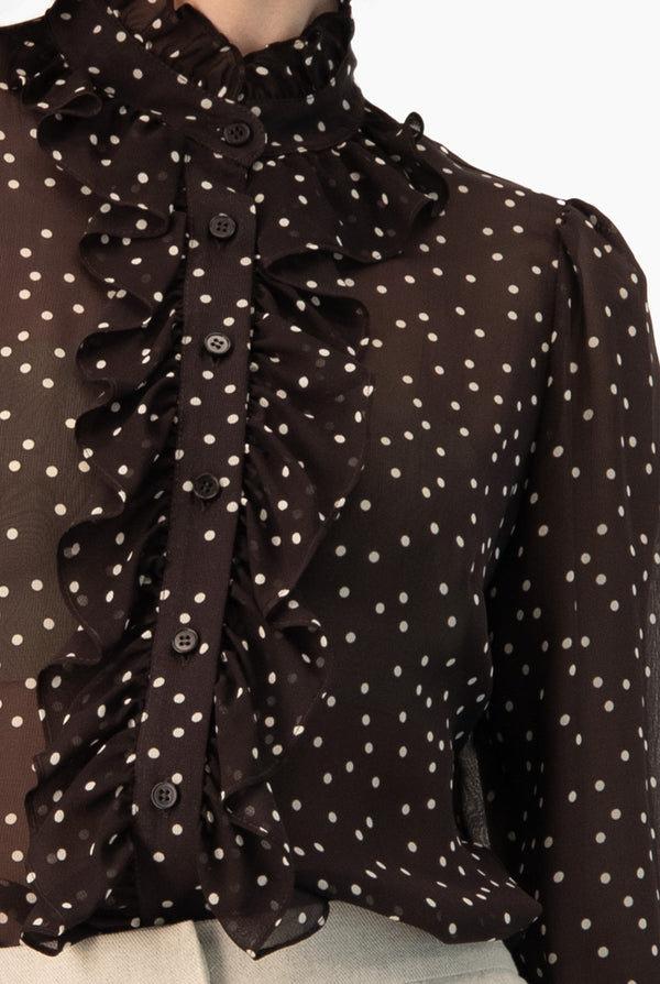 Blusa Ivonne con volantes