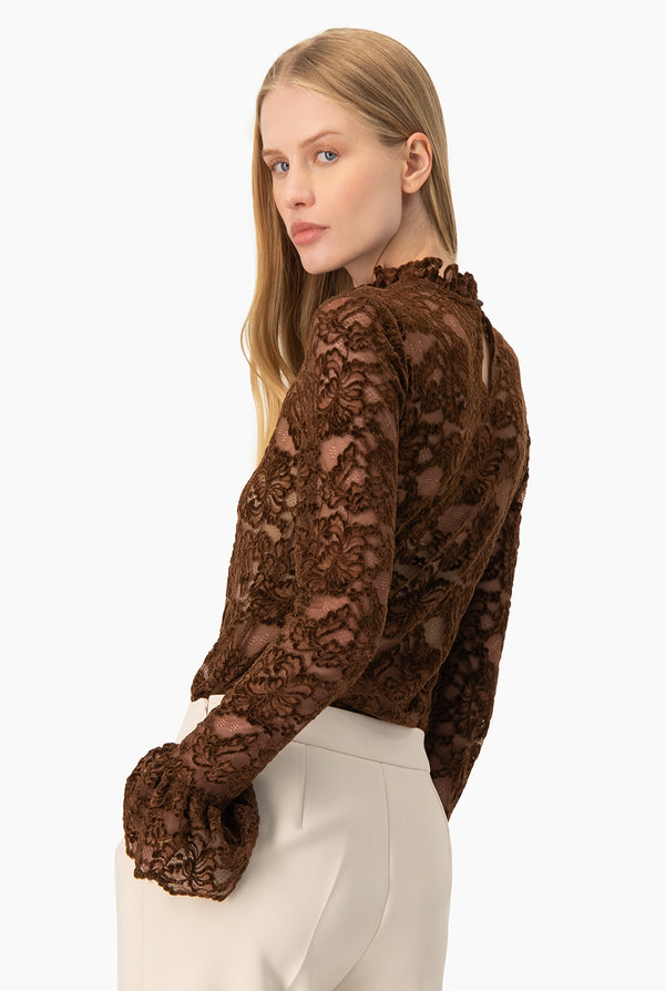Blusa Ivonne de manga larga