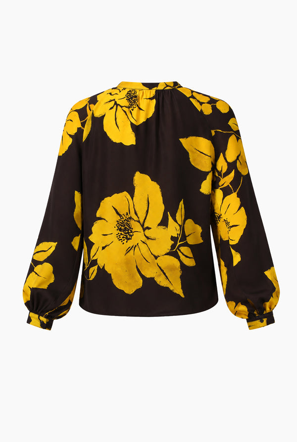 Blusa estampada Ivonne manga larga