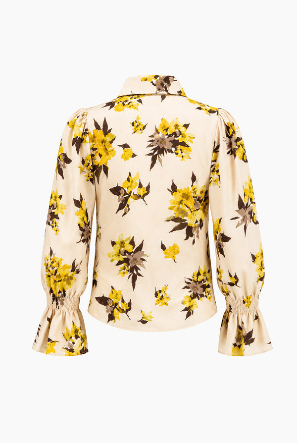 Blusa camisera Ivonne estampada