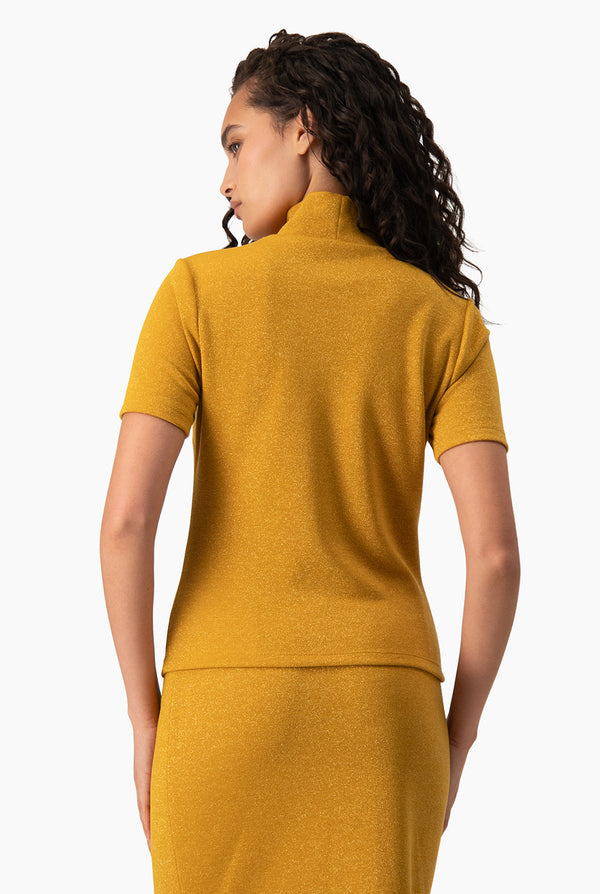 Blusa recta Ivonne manga corta