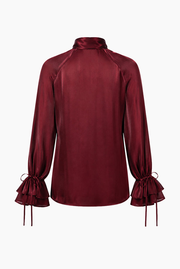 Blusa Ivonne de cintas en cuello