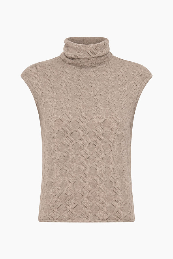 Blusa tejida Ivonne cuello alto