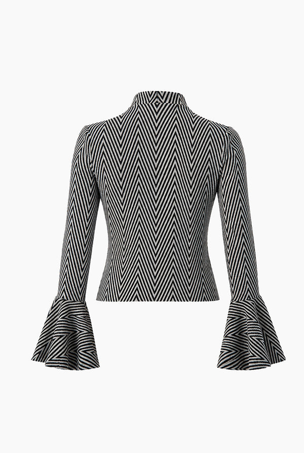 Blusa Ivonne manga acampanada