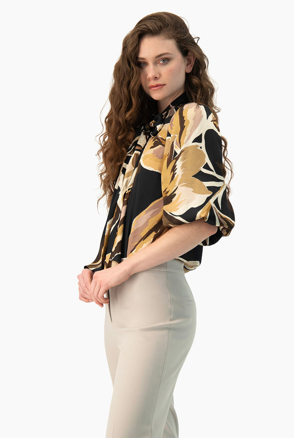 Blusa manga abullonada Ivonne