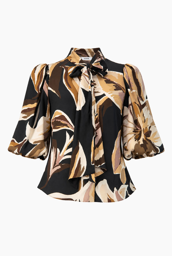 Blusa manga abullonada Ivonne