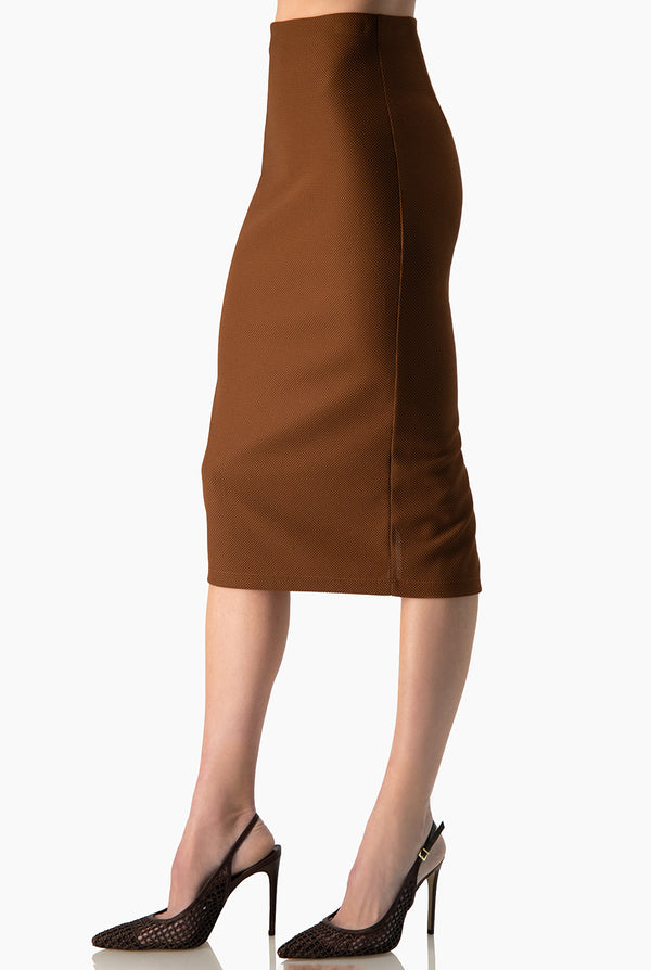 Falda Ivonne midi cafe