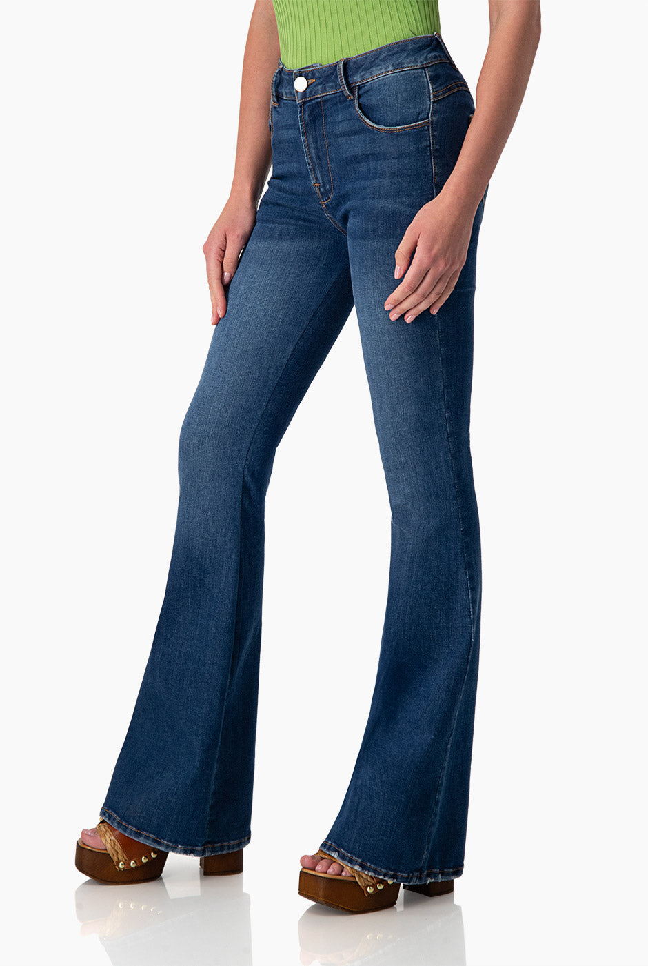 Bear Store Vaqueros Campana Pull And Bear Pull& Bear Pantalon