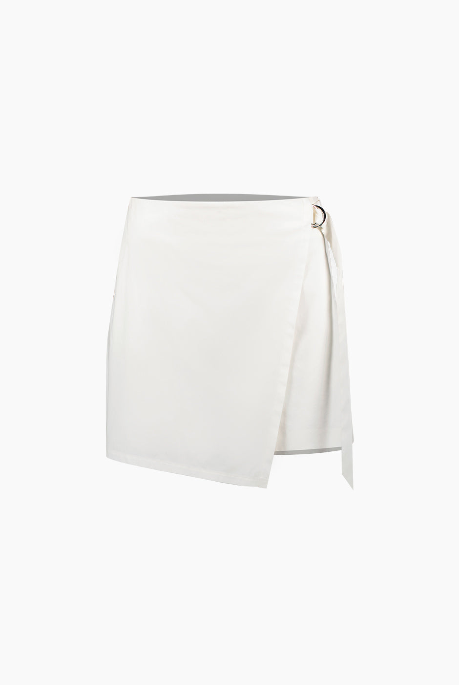 Short falda con cinta y medias lunas en cintura