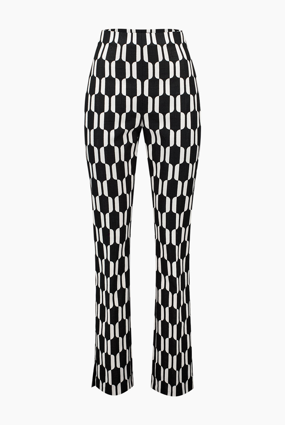 Pantalon de corte recto con estampado