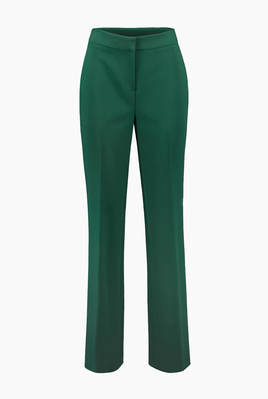 Pantalon recto liso color verde