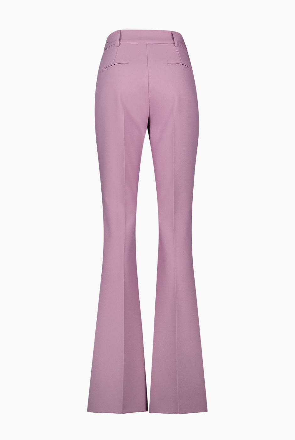 Pantalon acampanado liso en color lila