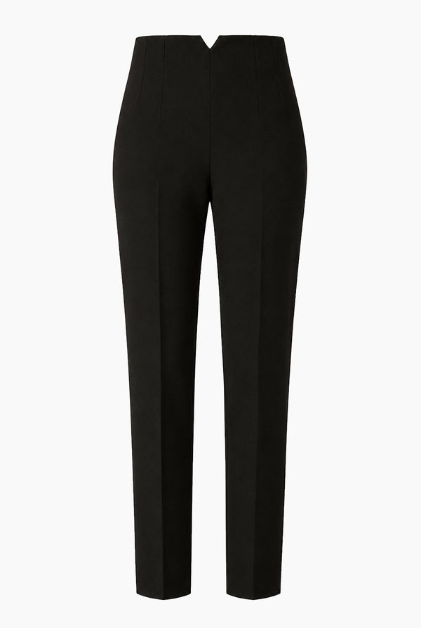 Pantalon recto con bolsas simuladas