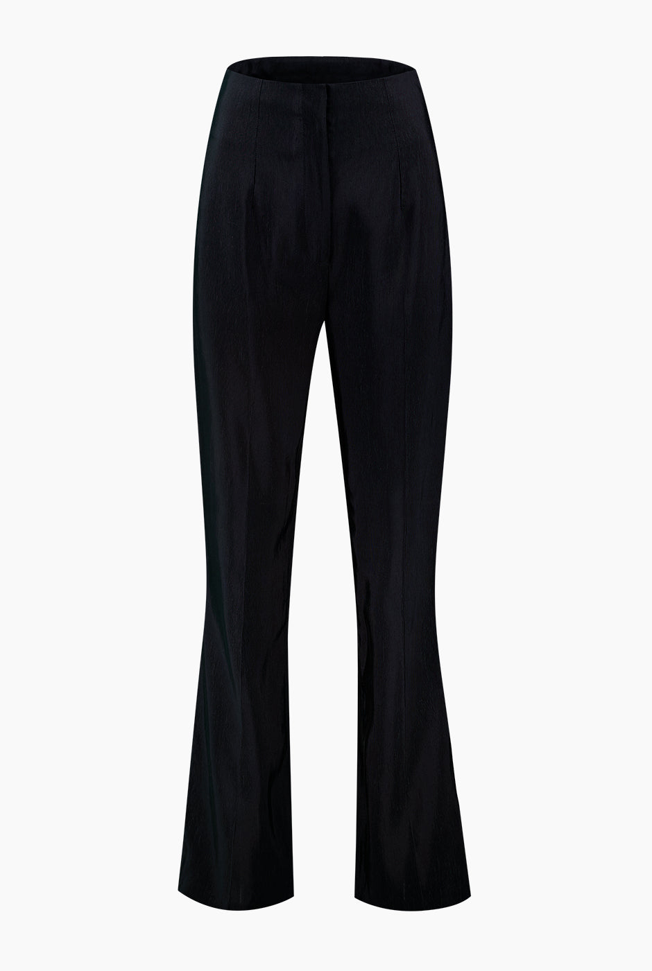 Pantalon recto en tono negro