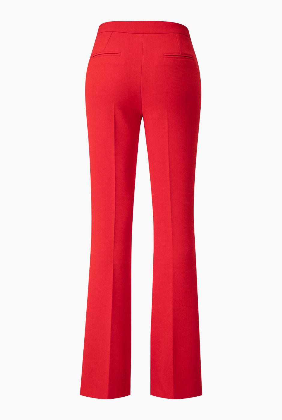 Pantalon campana color rojo