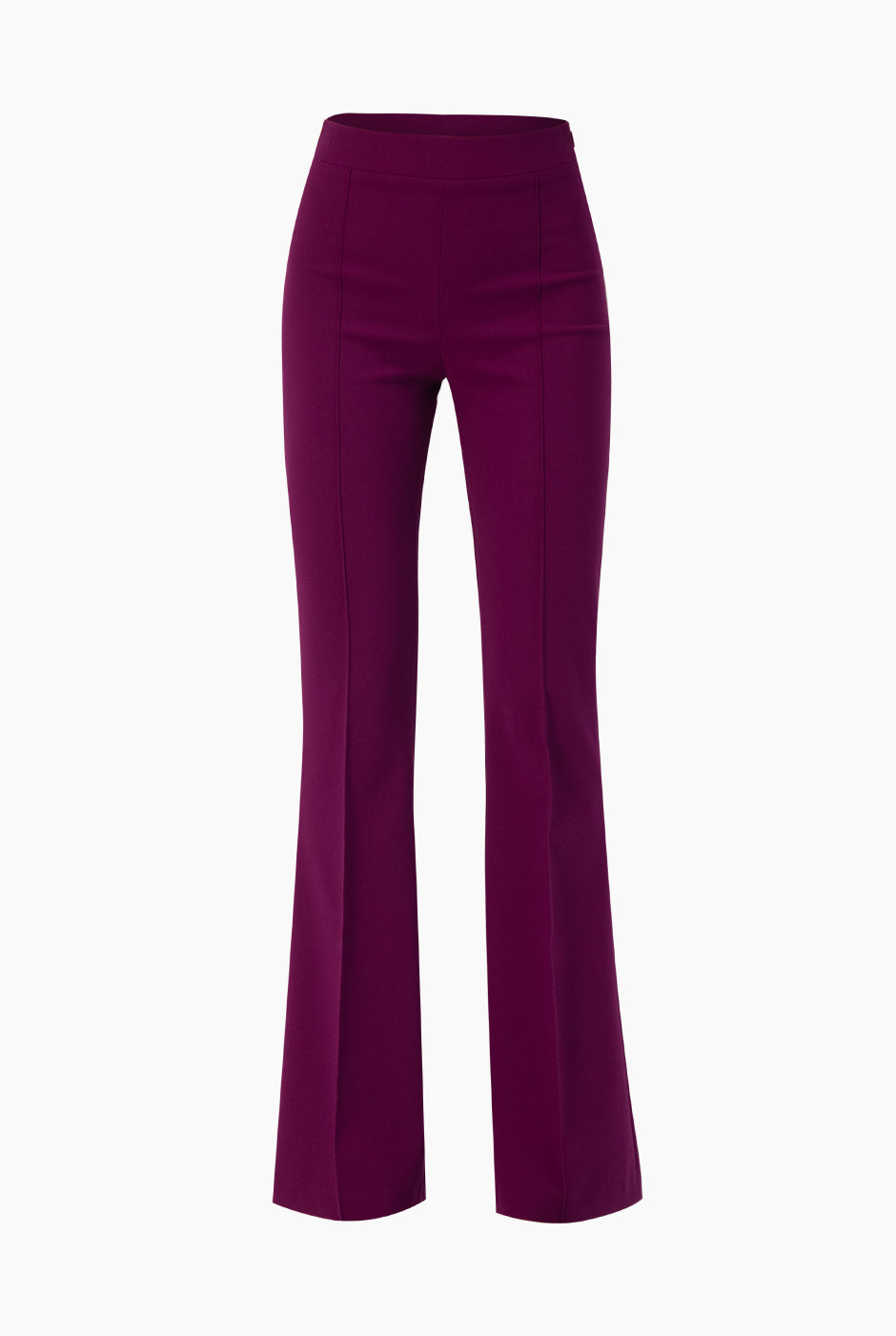 Pantalon liso acampanado morado