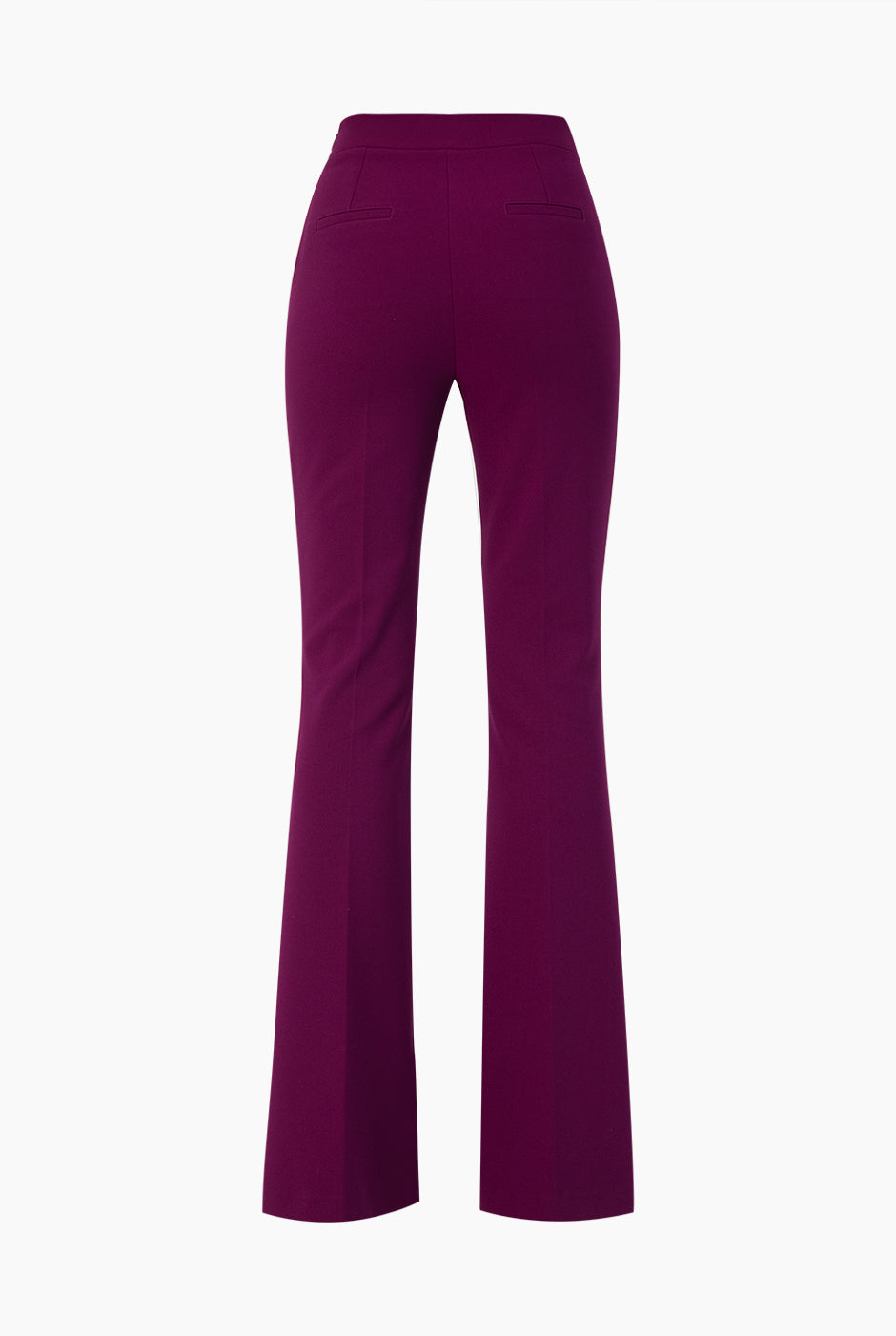 Pantalon liso acampanado morado