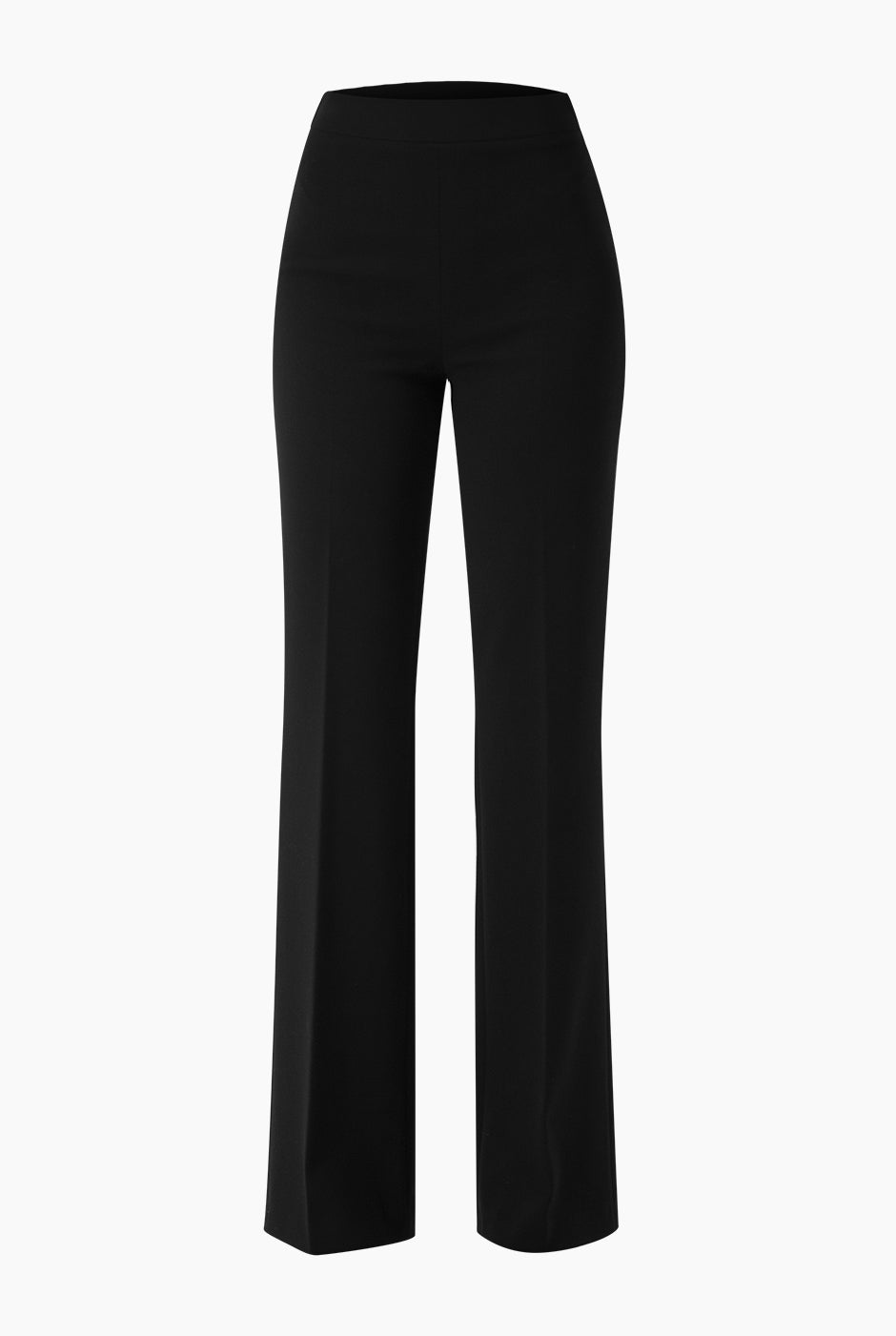 Pantalon recto negro con cierre