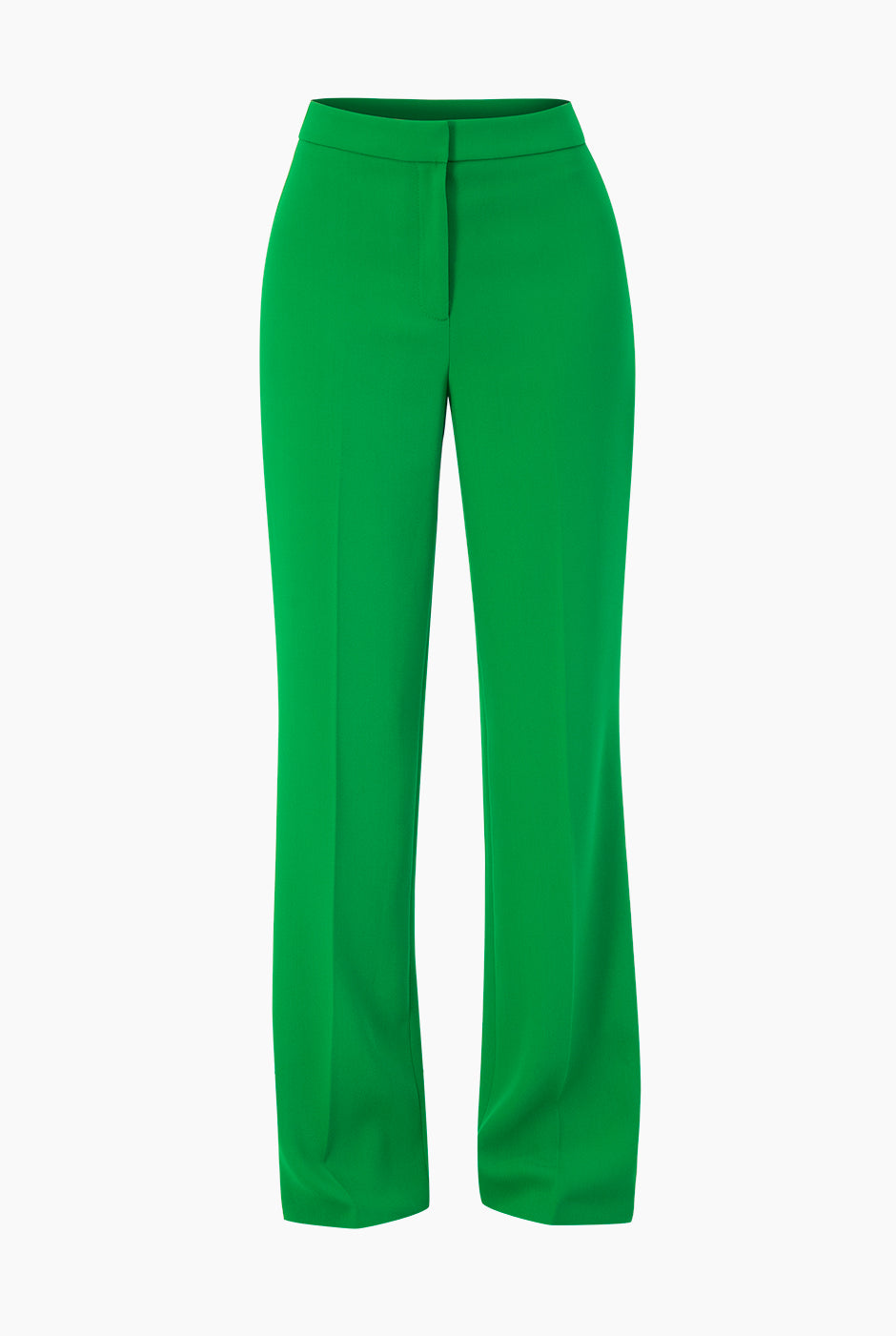 Pantalon recto verde sin bolsas