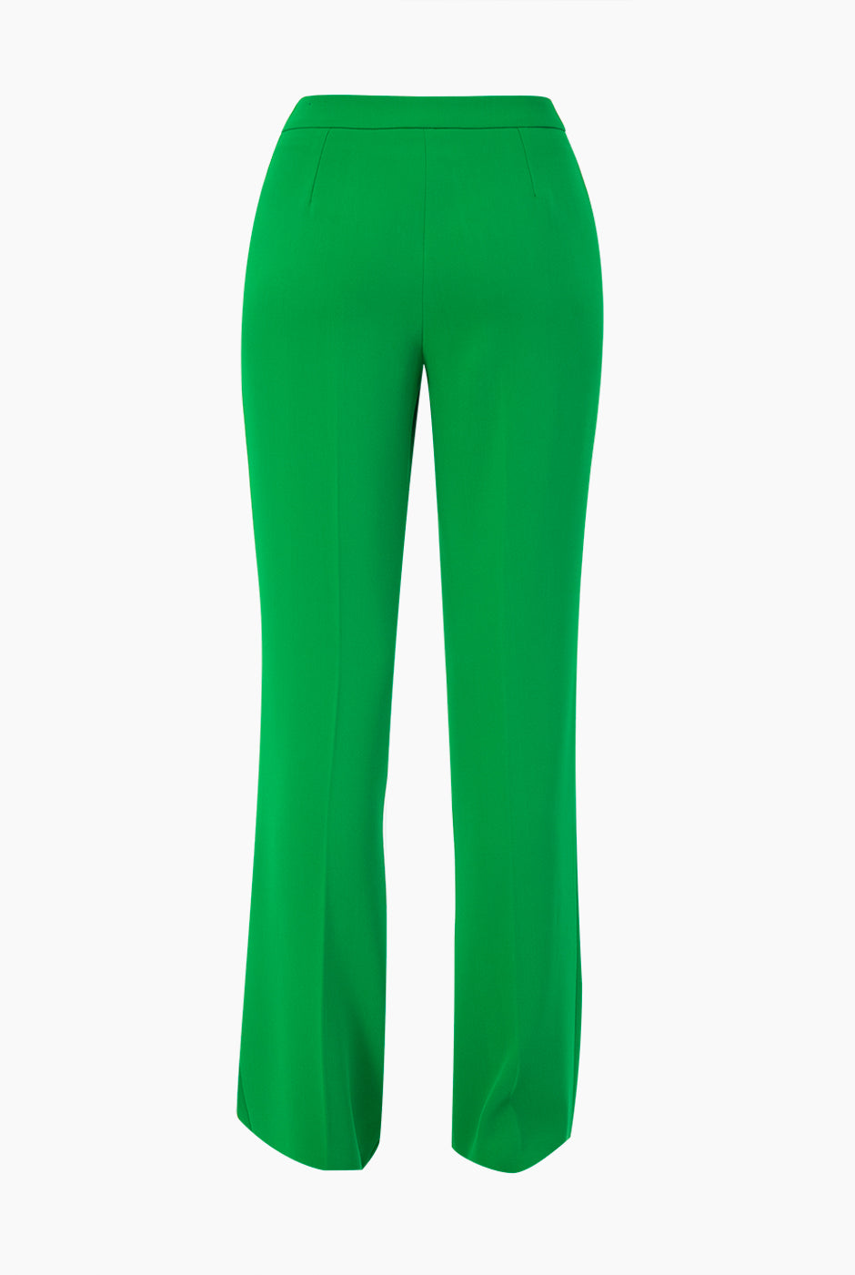 Pantalon recto verde sin bolsas