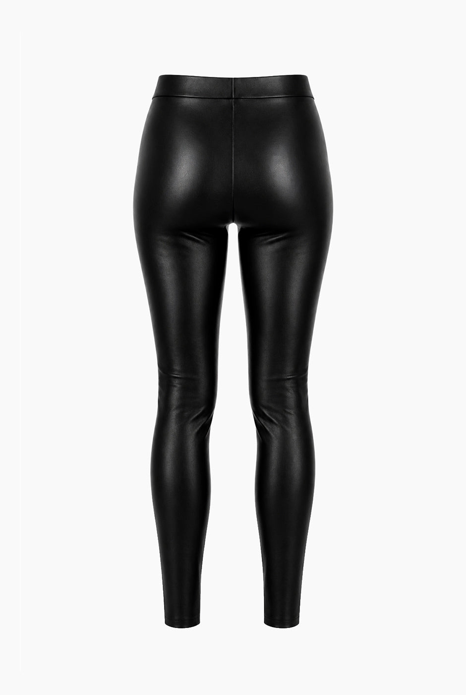 Legging PU Basic negro de ecopiel elástico