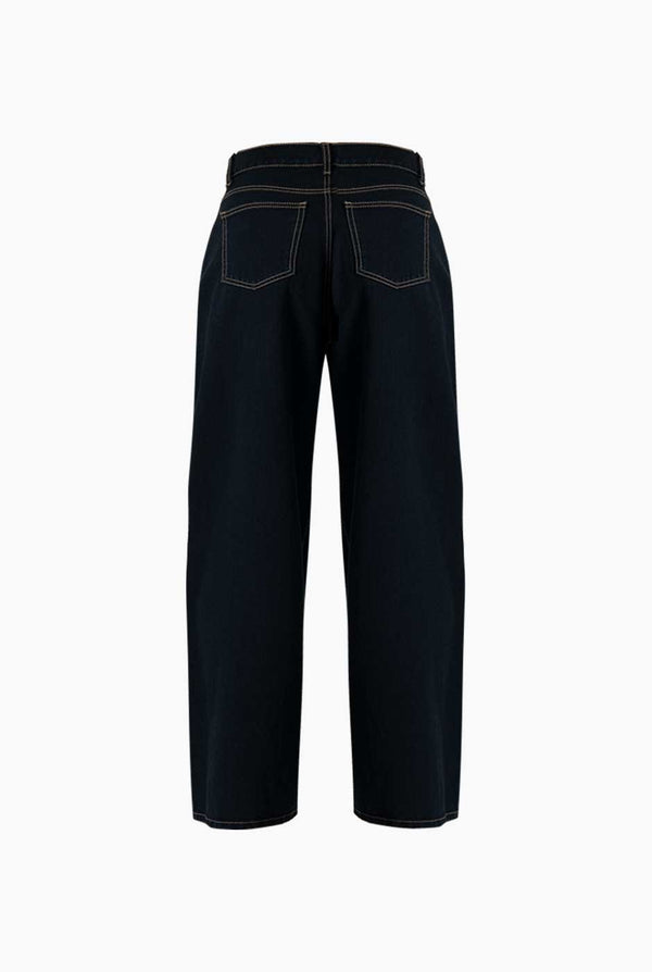 Jeans de mezclilla amplio