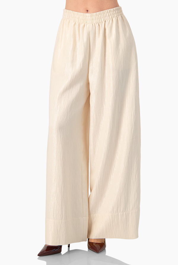 Pantalón amplio con resorte