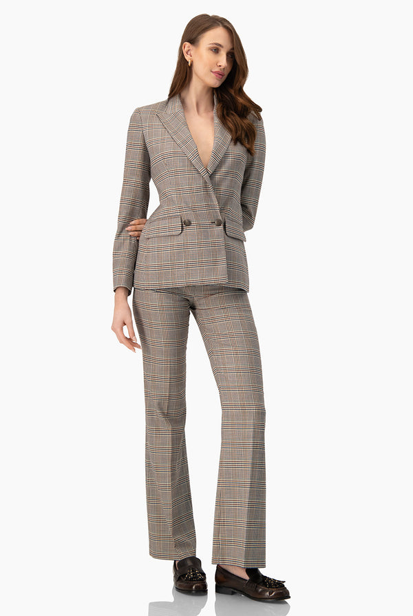 Pantalon recto de pinzas traseras