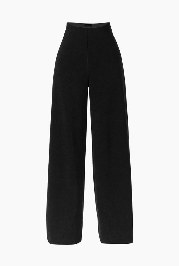 Pantalon amplio color negro