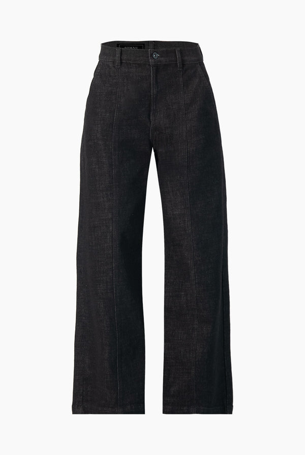 Jeans amplio de tiro alto