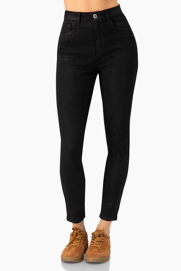Jeans skinny en tono negro